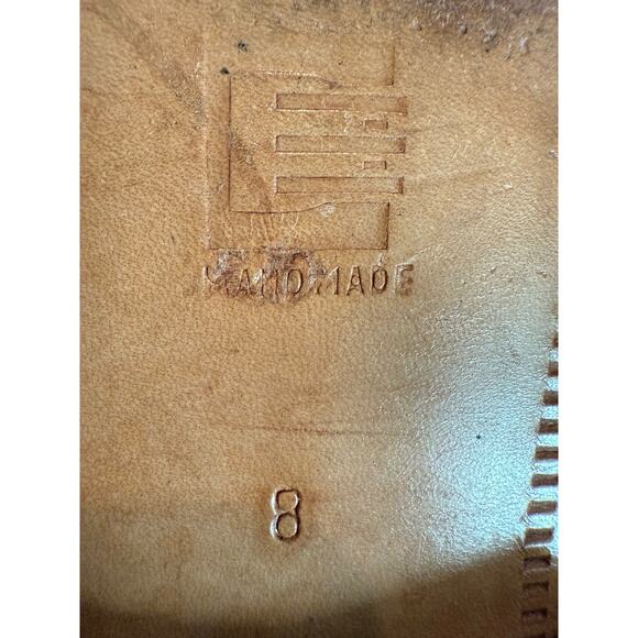 David Eden‎ Handmade Exotic Lizard Leather Loafers DRK Gray Euro Dress Shoes 8-9 - Picture 8 of 9